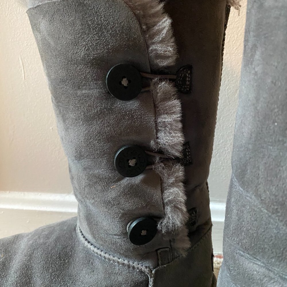 Ugg Grey Bailey Button Triplet Boot - image 3